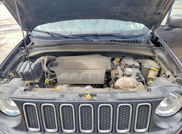 ZACCJABB5HPF64425 2017 JEEP RENEGADE Серый Вид задней части салона
