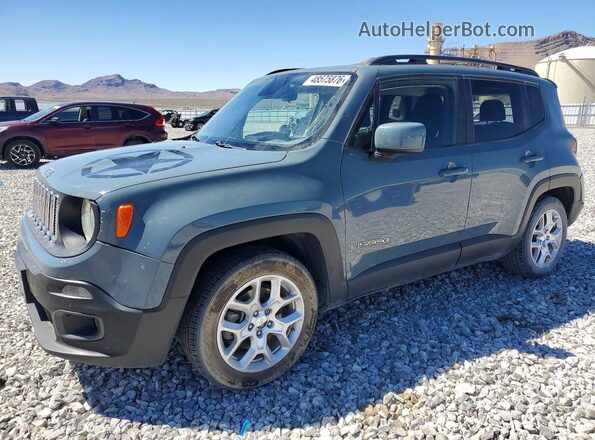 ZACCJABB8HPF97533 2017 JEEP RENEGADE Gray წინა მარცხენა ხედი სამი მეოთხედიდან