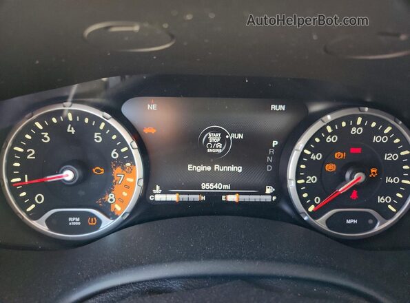 ZACCJABB9HPF10514 2017 JEEP RENEGADE Blue Սարքավորումների վահանակի տեսք