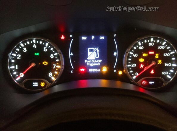 ZACCJABBXJPH43520 2018 JEEP RENEGADE Белый Вид щитка приборов