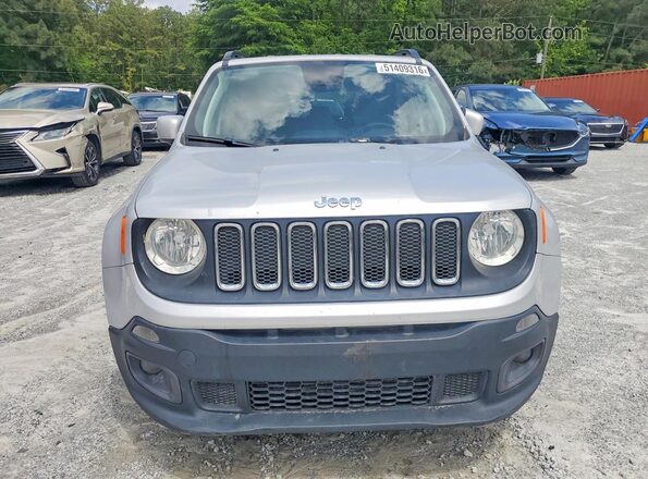 ZACCJABH8JPG91163 2018 JEEP RENEGADE Серебряный Вид спереди