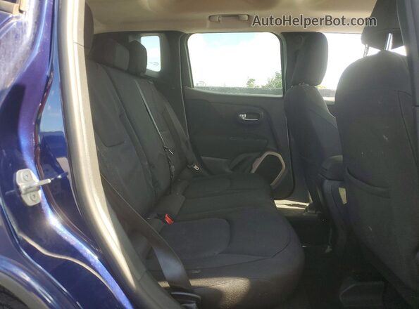 ZACCJABT0GPD10872 2016 JEEP RENEGADE Blue Vista interior trasera