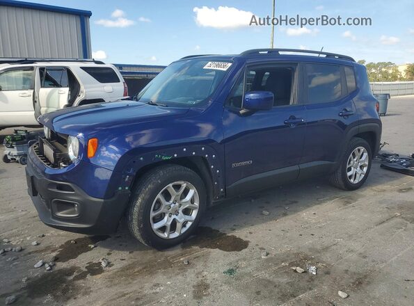 ZACCJABT0GPD10872 2016 JEEP RENEGADE Blue Vista tres cuartos delantera izquierda