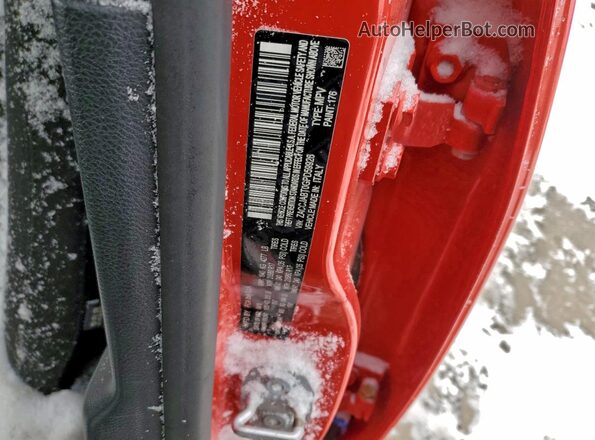 ZACCJABT0GPD59926 2016 JEEP RENEGADE Красный Вид наклейки с VIN-кодом