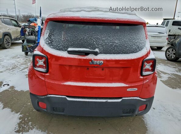 ZACCJABT0GPD59926 2016 JEEP RENEGADE Красный Вид сзади