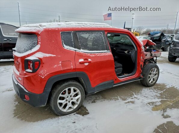 ZACCJABT0GPD59926 2016 JEEP RENEGADE Красный Задняя правая четверть