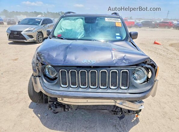 ZACCJABT0GPD95180 2016 JEEP RENEGADE Gray Դիմացի տեսք