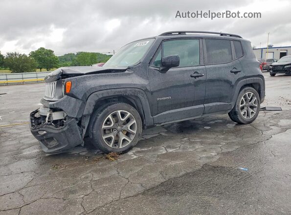 ZACCJABT4GPC54984 2016 JEEP RENEGADE Black წინა მარცხენა ხედი სამი მეოთხედიდან