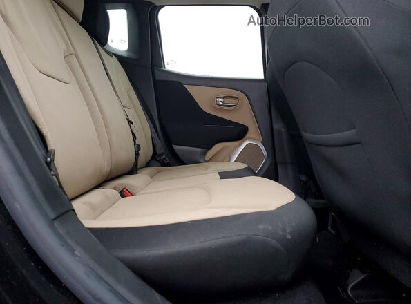 ZACCJABT4GPC54984 2016 JEEP RENEGADE Black უკანა სავარძლების ხედი
