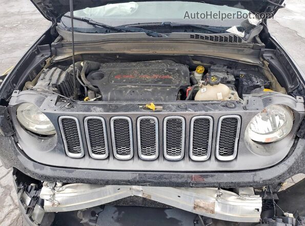 ZACCJABT4GPC54984 2016 JEEP RENEGADE Black უკანა სალონის ხედი