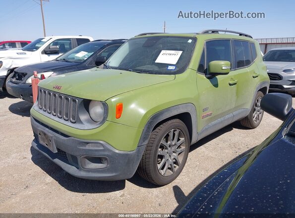 ZACCJABT6GPC63296 2016 JEEP RENEGADE Green Przód lewy