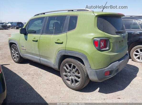 ZACCJABT6GPC63296 2016 JEEP RENEGADE Green Tył lewy