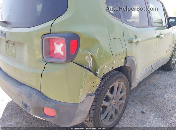 ZACCJABT6GPC63296 2016 JEEP RENEGADE Green Widok z przodu