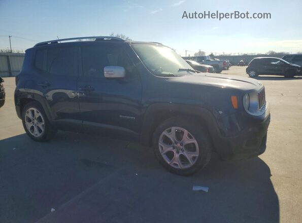 ZACCJADB7HPF85984 2017 JEEP RENEGADE Синий Передняя правая четверть