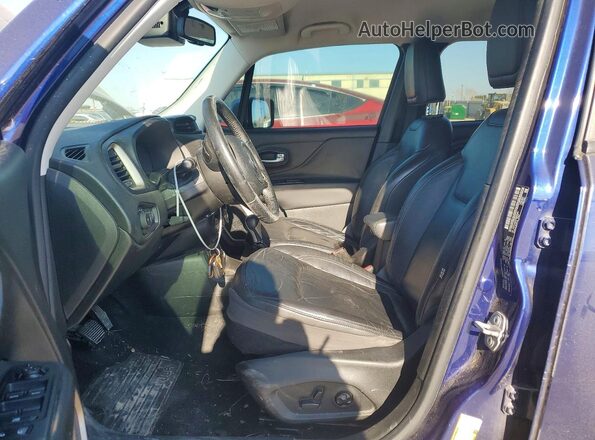 ZACCJADB7HPF85984 2017 JEEP RENEGADE Синий Вид салона спереди