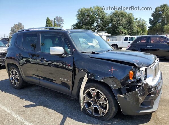ZACCJADT3GPE10185 2016 JEEP RENEGADE Black Передня права чверть