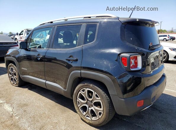 ZACCJADT3GPE10185 2016 JEEP RENEGADE Black Задня ліва чверть