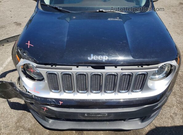ZACCJADT3GPE10185 2016 JEEP RENEGADE Black Вид задньої частини салону
