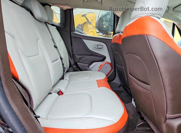 ZACCJADT6GPC83870 2016 JEEP RENEGADE Black უკანა სავარძლების ხედი
