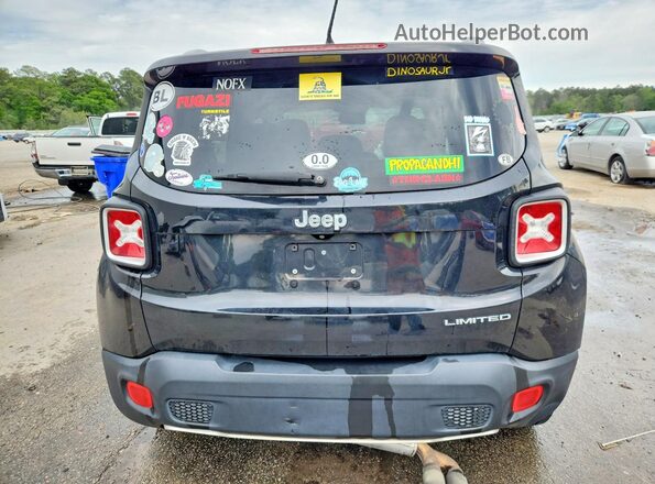 ZACCJADT6GPC83870 2016 JEEP RENEGADE Black უკანა ხედი
