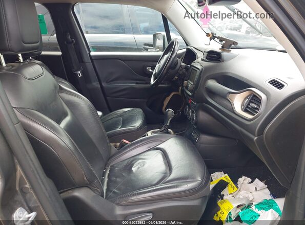 ZACCJADT7GPE08360 2016 JEEP RENEGADE Серый Вид салона спереди