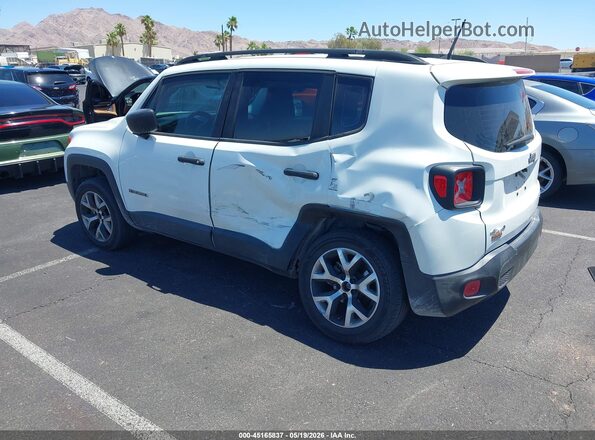 ZACCJBAB0HPF94018 2017 JEEP RENEGADE Белый Задняя левая четверть