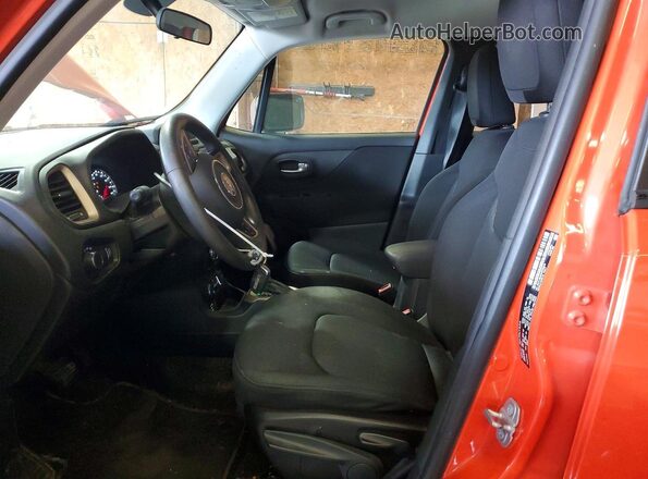 ZACCJBAB3HPF52216 2017 JEEP RENEGADE Orange Вид салону спереду