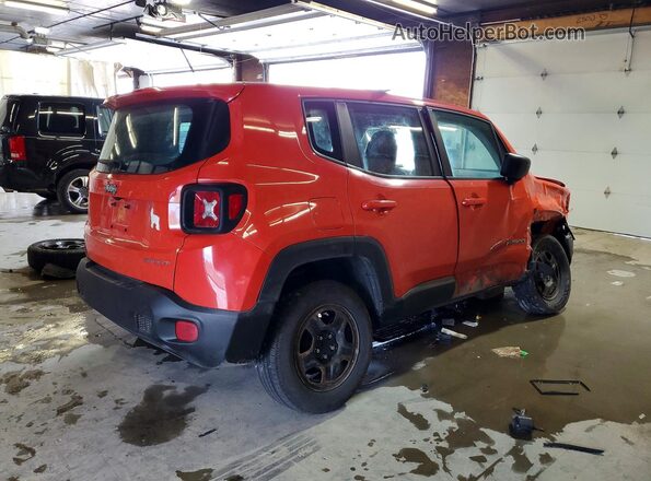 ZACCJBAB3HPF52216 2017 JEEP RENEGADE Orange Задня права чверть