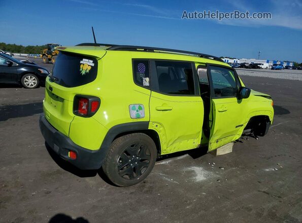 ZACCJBAB3JPH99175 2018 JEEP RENEGADE Зеленый Задняя правая четверть