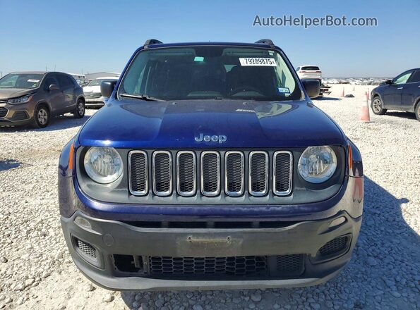 ZACCJBAB6HPE96787 2017 JEEP RENEGADE Синий Вид спереди