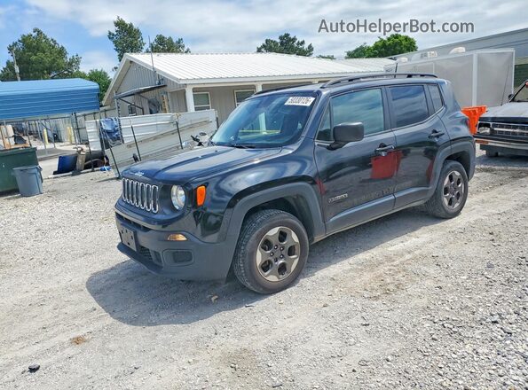ZACCJBAB6HPF67681 2017 JEEP RENEGADE Черный Передняя левая четверть