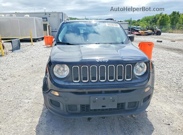 ZACCJBAB6HPF67681 2017 JEEP RENEGADE Черный Вид спереди