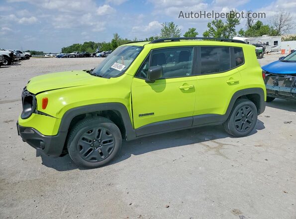 ZACCJBAB6JPH94276 2018 JEEP RENEGADE Green Przód lewy