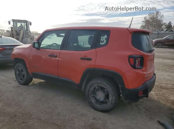 ZACCJBAB7JPH26617 2018 JEEP RENEGADE Оранжевый Задняя левая четверть