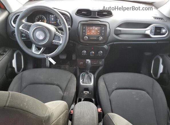 ZACCJBAB7JPH26617 2018 JEEP RENEGADE Оранжевый Вид панели приборов