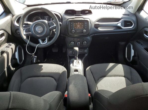 ZACCJBAB7JPJ06220 2018 JEEP RENEGADE Синий Вид панели приборов