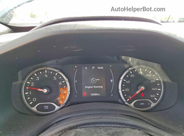 ZACCJBAB7JPJ06220 2018 JEEP RENEGADE Синий Вид щитка приборов