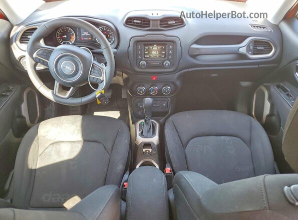 ZACCJBAB8HPE87783 2017 JEEP RENEGADE Red წინა პანელის ხედი