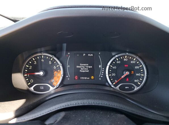 ZACCJBAB8HPE87783 2017 JEEP RENEGADE Red ხელსაწყოთა პანელის ხედი