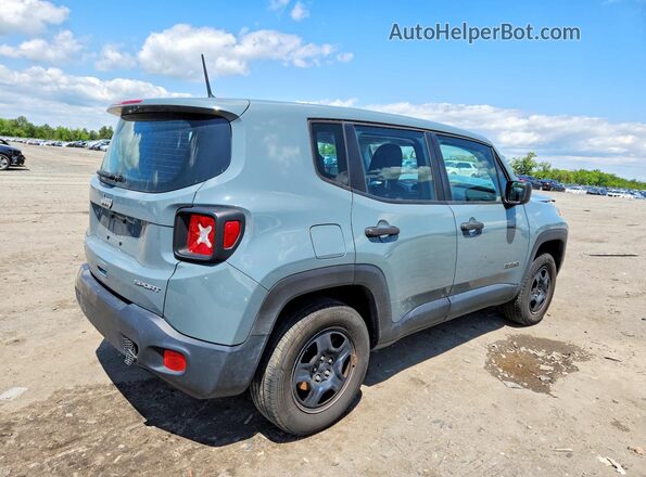 ZACCJBAB9JPJ56665 2018 JEEP RENEGADE Серый Задняя правая четверть