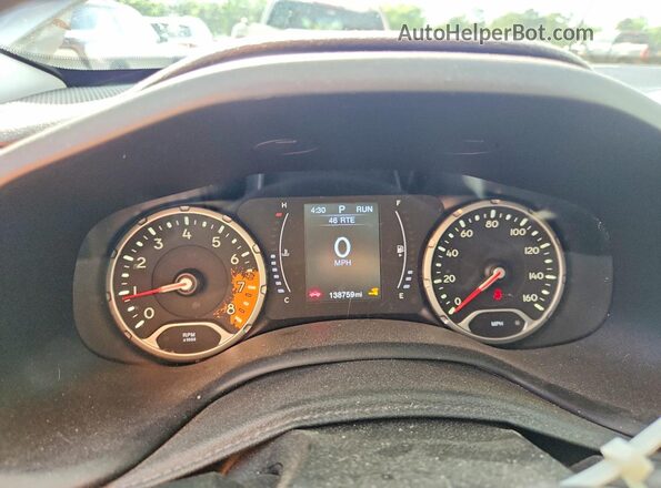 ZACCJBABXHPF47580 2017 JEEP RENEGADE Silver Vista del cuadro de instrumentos