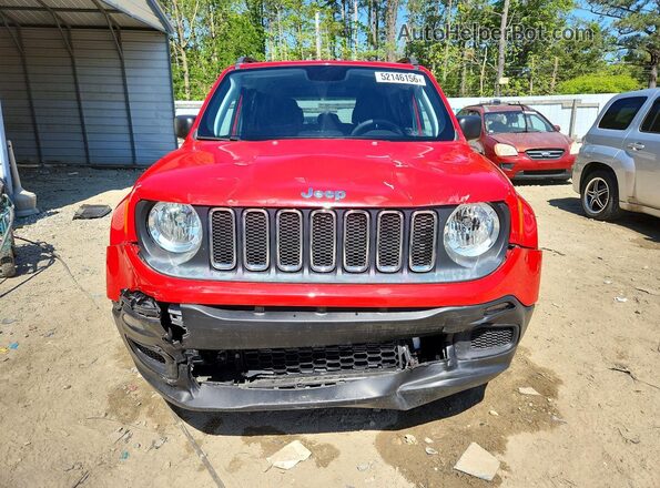 ZACCJBABXJPH02179 2018 JEEP RENEGADE Красный Вид спереди