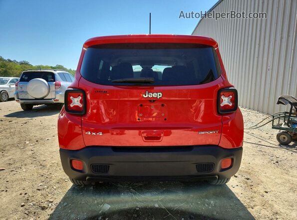ZACCJBABXJPH02179 2018 JEEP RENEGADE Красный Вид сзади