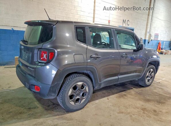ZACCJBAT3GPD77439 2016 JEEP RENEGADE Gray Հետևի աջ
