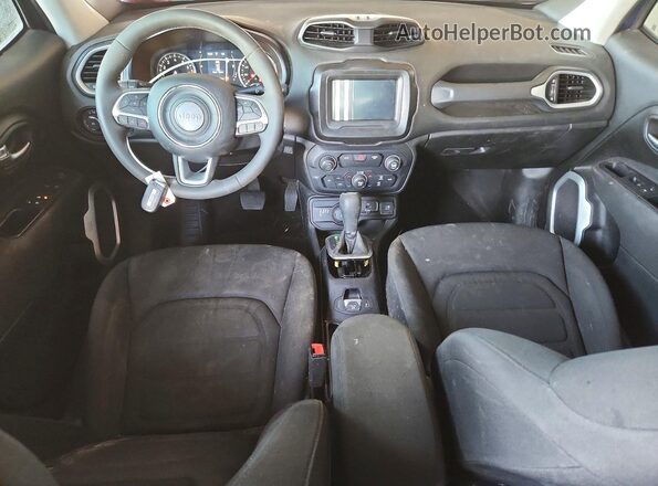 ZACCJBBB2JPH99960 2018 JEEP RENEGADE Синий Вид панели приборов