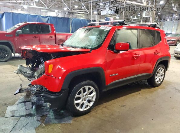 ZACCJBBB6HPE84671 2017 JEEP RENEGADE Красный Передняя левая четверть