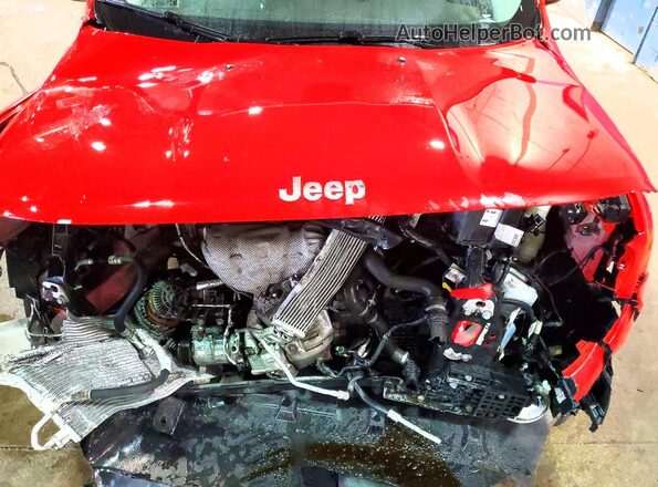 ZACCJBBB6HPE84671 2017 JEEP RENEGADE Красный Вид подкапотного пространства