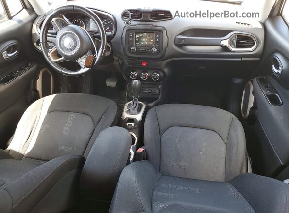 ZACCJBBT2GPC65486 2016 JEEP RENEGADE Silver Вид панелі приладів