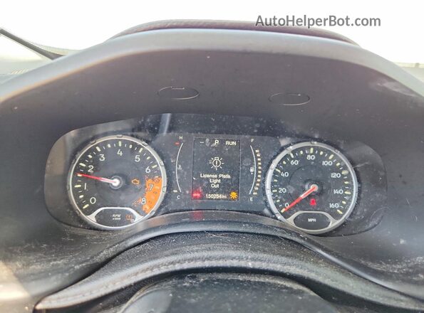 ZACCJBBT5GPC64915 2016 JEEP RENEGADE Черный Вид щитка приборов