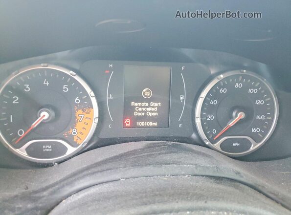 ZACCJBBT5GPC87207 2016 JEEP RENEGADE Black Вид щитка приладів